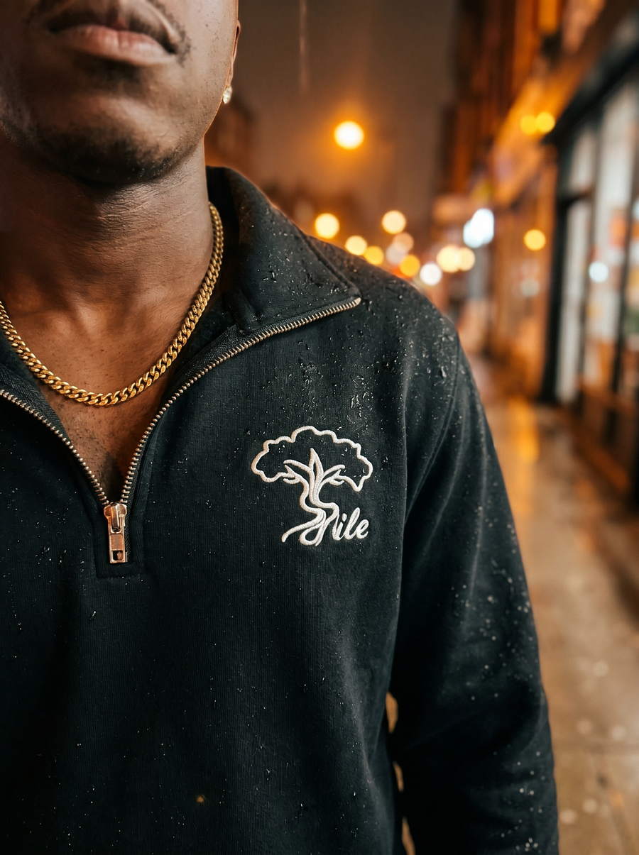 Heritage Quarter-Zip (Black)