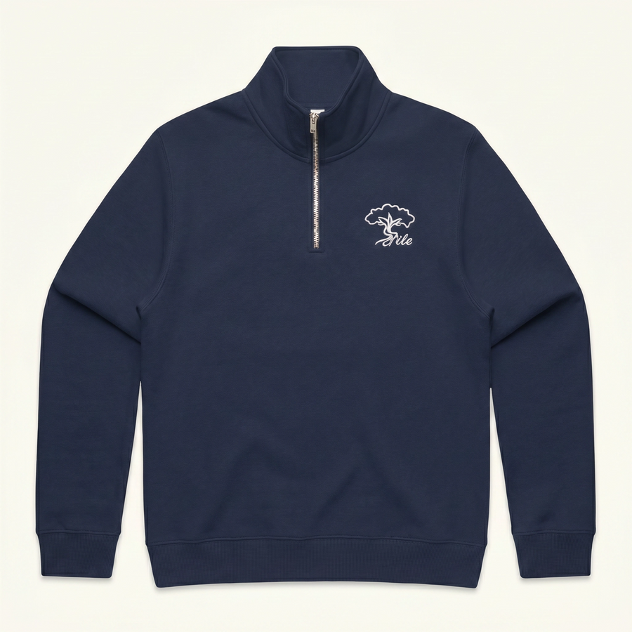 Heritage Quarter-Zip (Navy)